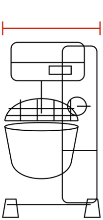 B60F: lateral, cotas en milímetros