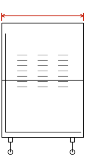 HGO-26: lateral, cotas en milímetros