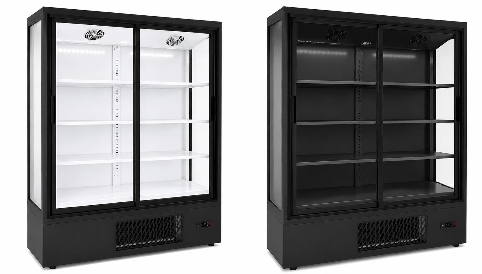SD-2612 · Exhibidor Refrigerado con Puertas Corredizas