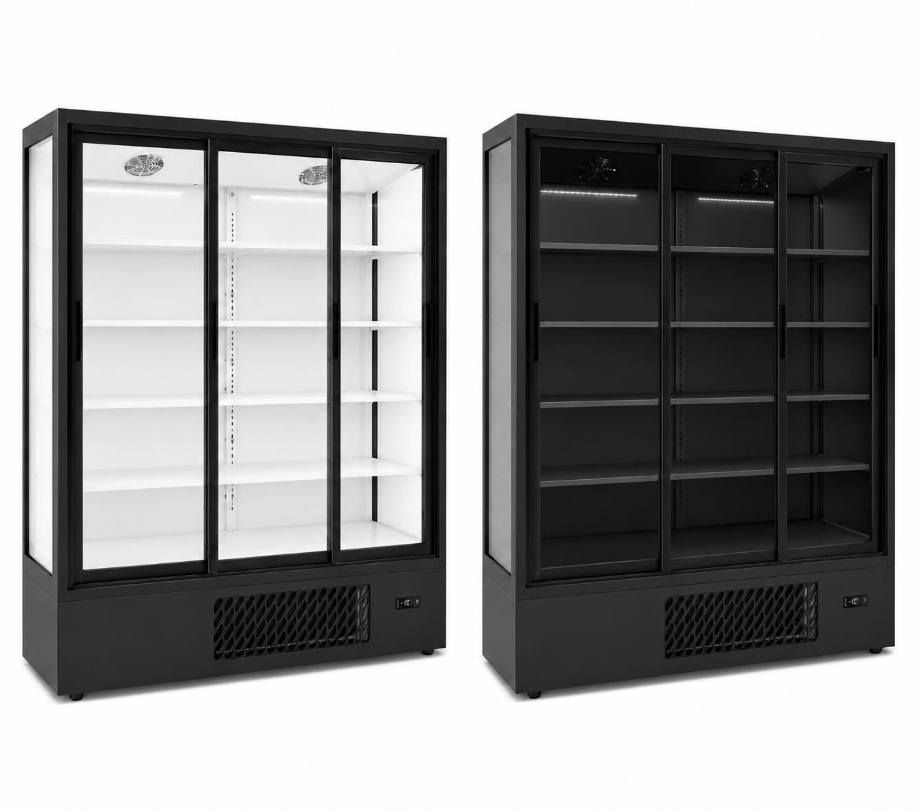 SD-2620 · Exhibidor Refrigerado con Puertas Corredizas