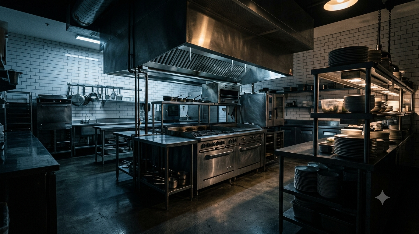 Restaurantes y Cocinas — instalación equipada por GA